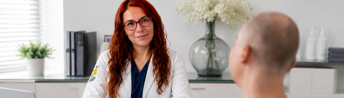 Especialista explicando las fases del proceso de desarrollo y tratamiento para la neurodivergencia a un paciente en Tlalnepantla de Baz, optimizada para vista de tableta.